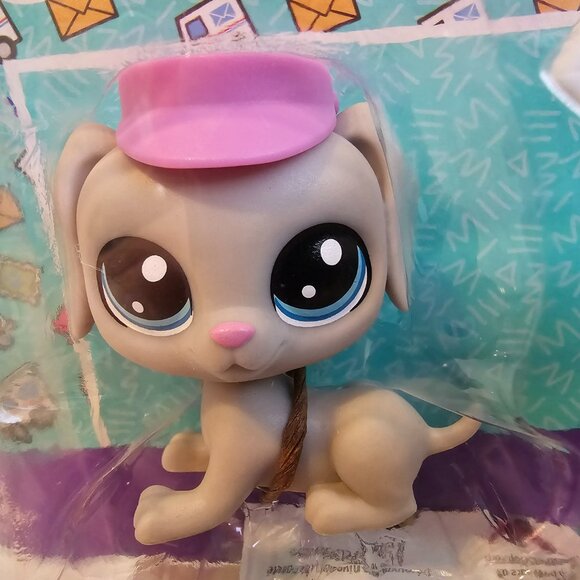 Hasbro Littlest Pet Shop #1-107 Bill Weimaran Weimaraner Dog #1-108 Bertie LPS - Picture 2 of 7